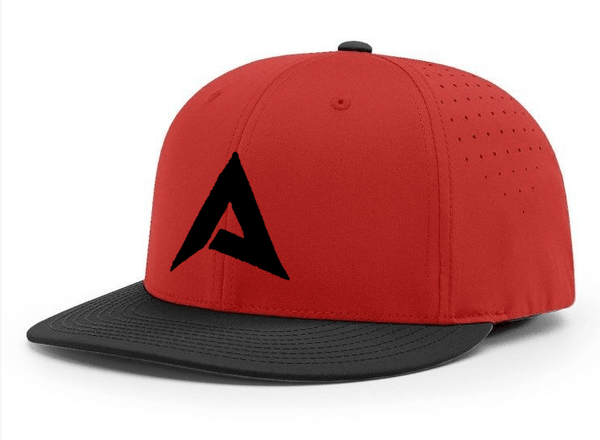Anarchy CA i8503 - Performance Hat - New Logo - Red/Black/Black - Smash It Sports