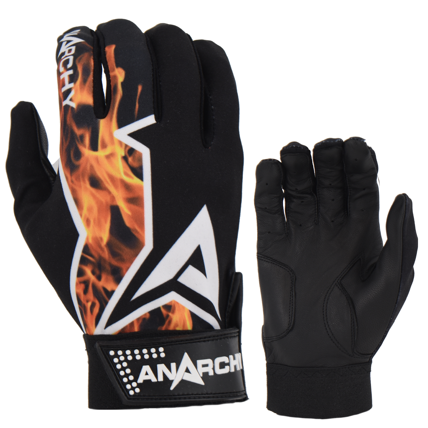 Anarchy Premium Batting Gloves- Flame - Smash It Sports
