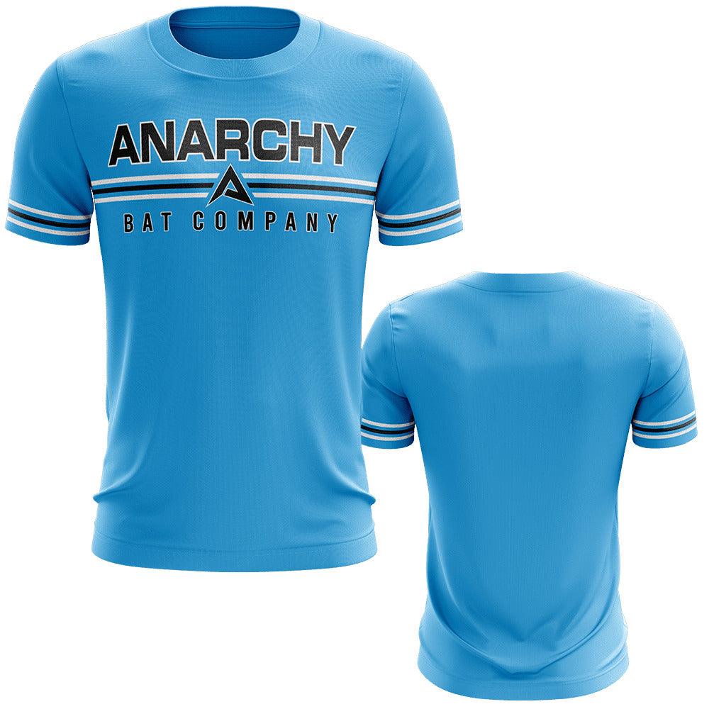 Anarchy EVO-Tech™ Short Sleeve Shirt - Columbia Blue - Smash It Sports