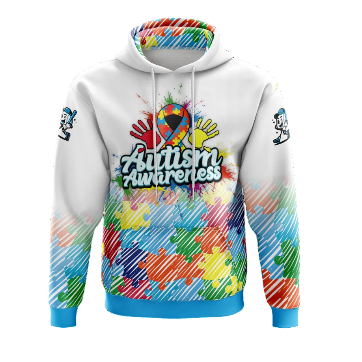 2026 Smash It Sports Autism Awareness Hoodie (Customized Buy-In)
