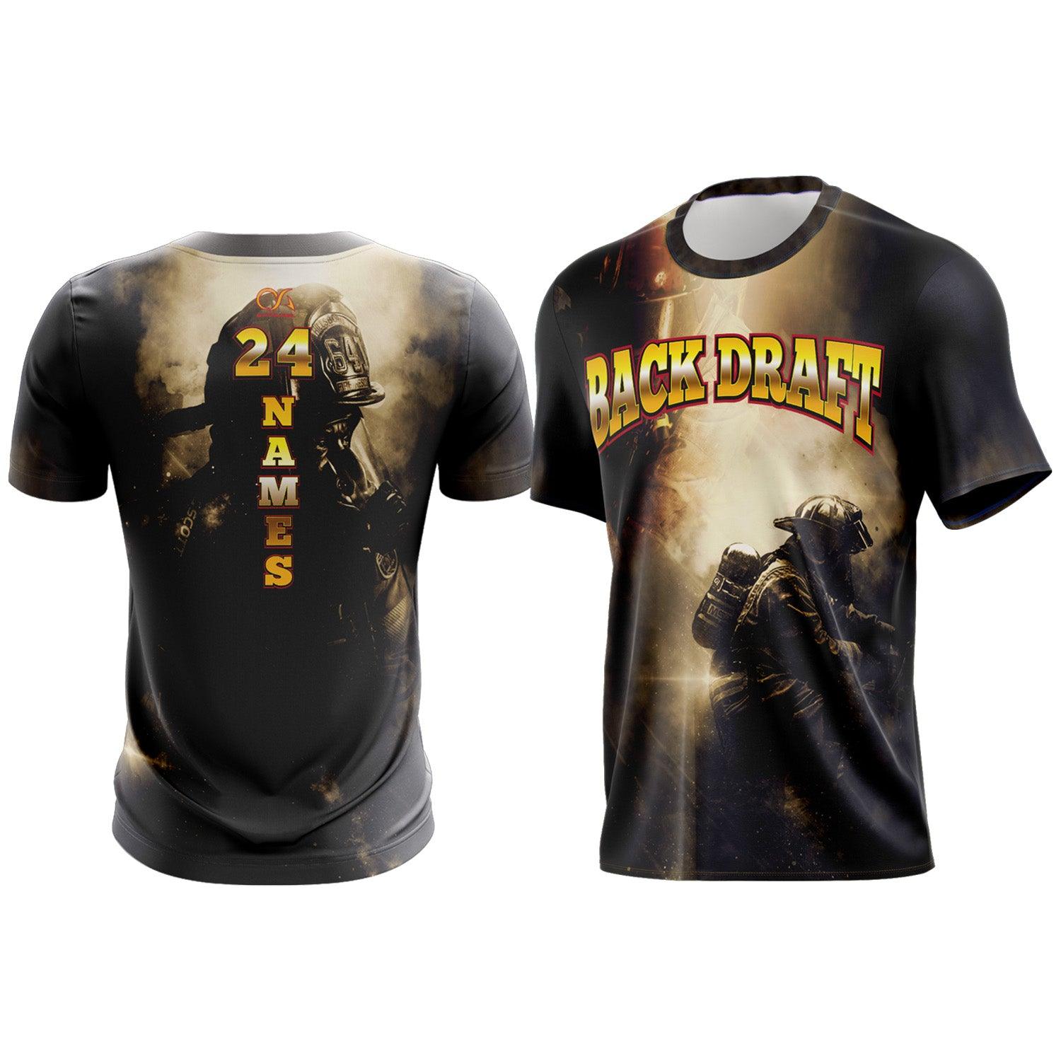 Backdraft Short Sleeve Shirt (Customized Buy-In) - Smash It Sports