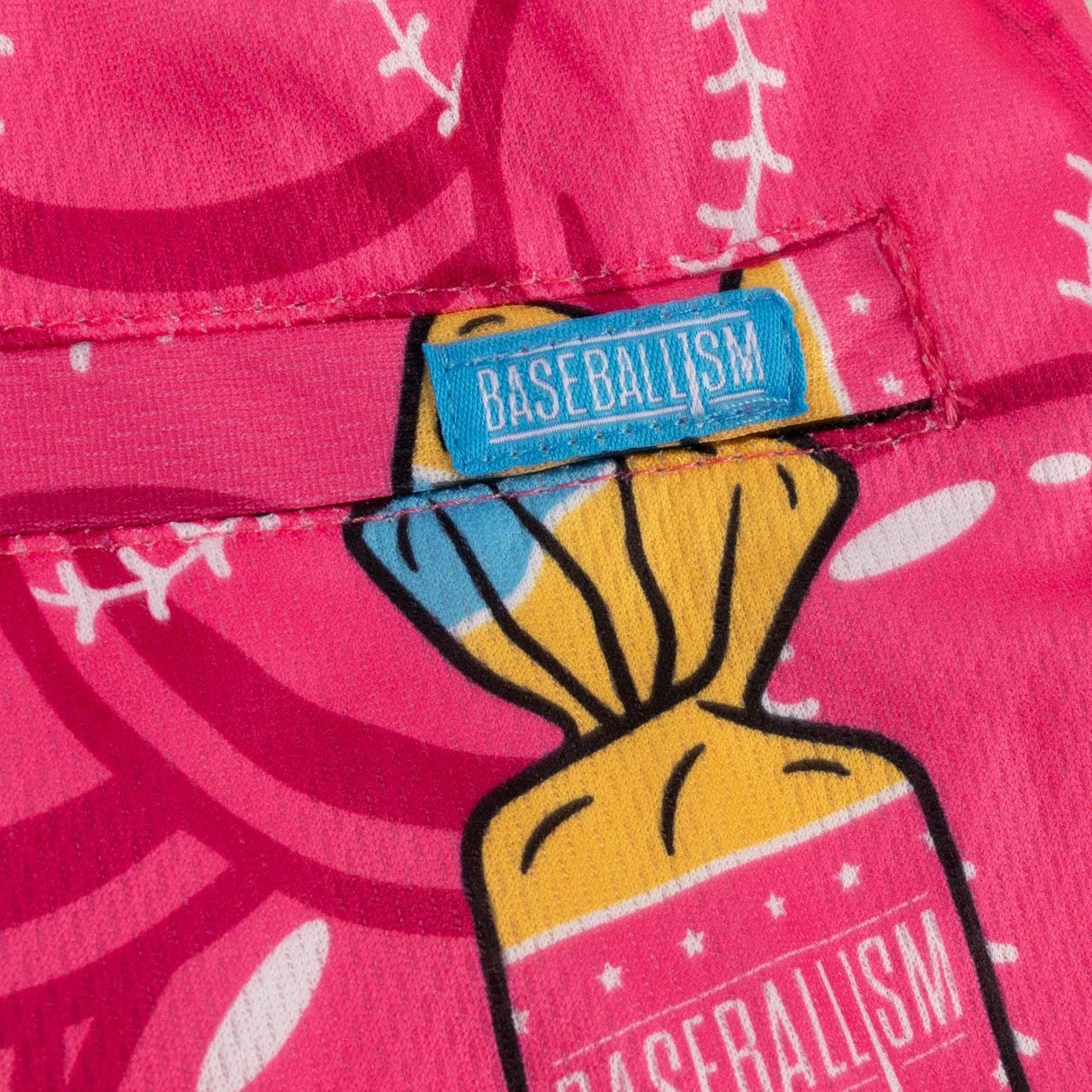 Baseballism Doubles and Bubbles Diamond Air Mesh Shorts - Youth