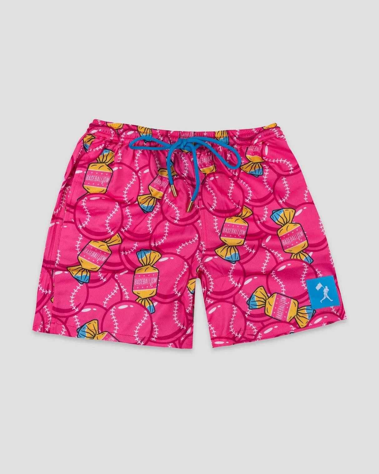 Baseballism Doubles and Bubbles Diamond Air Mesh Shorts - Youth