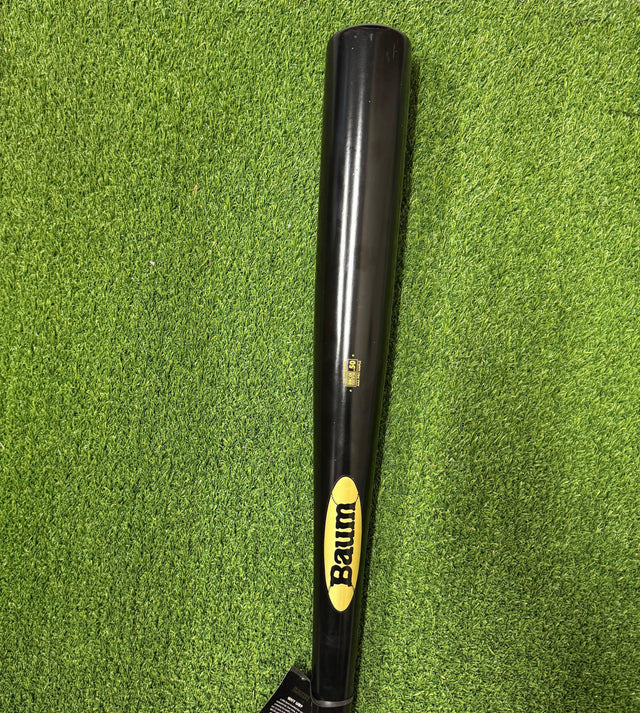 Baum Bat Maple Flared Gold Stock -3 Black Wood Baseball Bat - BBMFGSTOCKPRO-BK [BLEM] - Smash It Sports