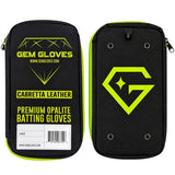 Gem Glove Opalite Batting Glove - Black/Red/White