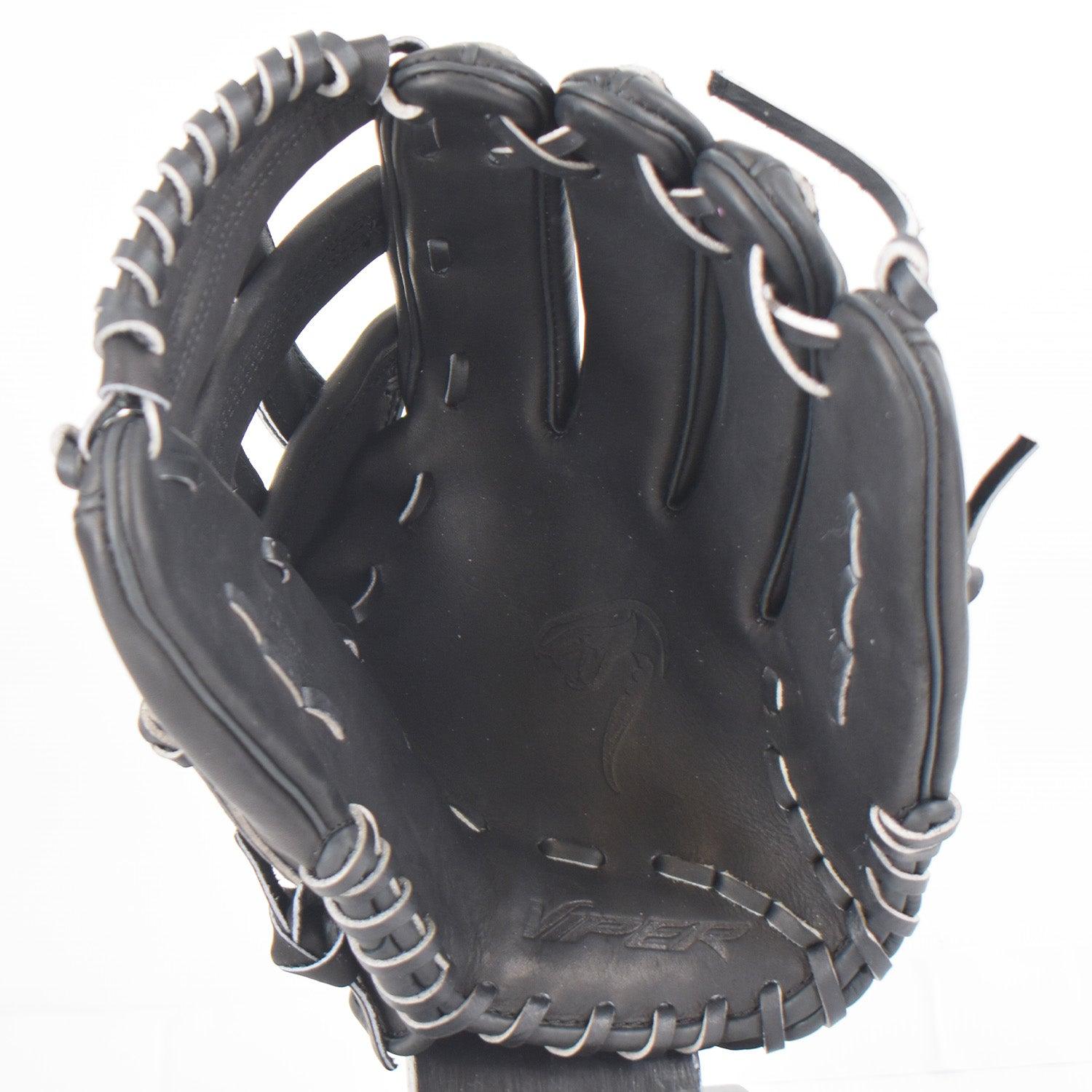 Viper Japanese Kip Leather Slowpitch Softball Fielding Glove Blackout - Smash It Sports