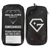 Gem Glove Prospector Long Cuff Batting Glove - Black/Mint/Pink