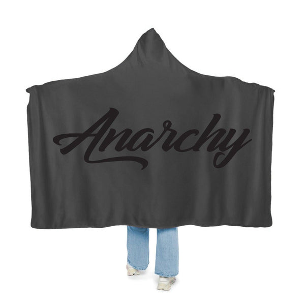 Anarchy Hooded Blanket - Charcoal/Black