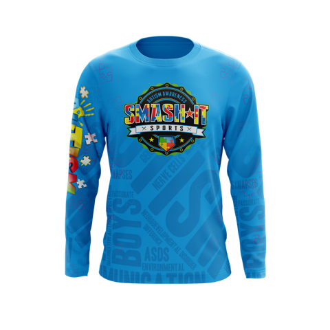 2025 Autism Awareness Long Sleeve Jersey (Customized Buy-In) - Multiple Colors