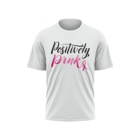 Breast Cancer Awareness Short Sleeve Shirt - Positively Pink - Smash It Sports