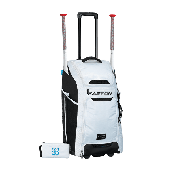 Easton Wheeled Catcher's Bag (White) - A159058WH - Smash It Sports