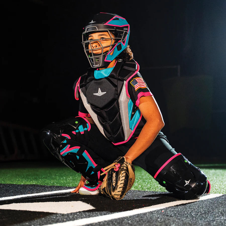 All-Star MVP-Pro Short Fuse Series Catchers Set - Miami Nights (Adult/Intermediate/Youth)