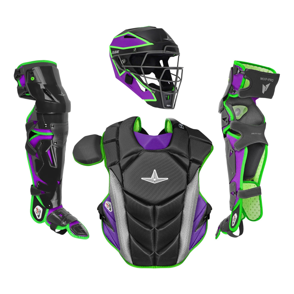 All-Star MVP-Pro Short Fuse Series Catchers Set - Joker (Adult/Intermediate/Youth)