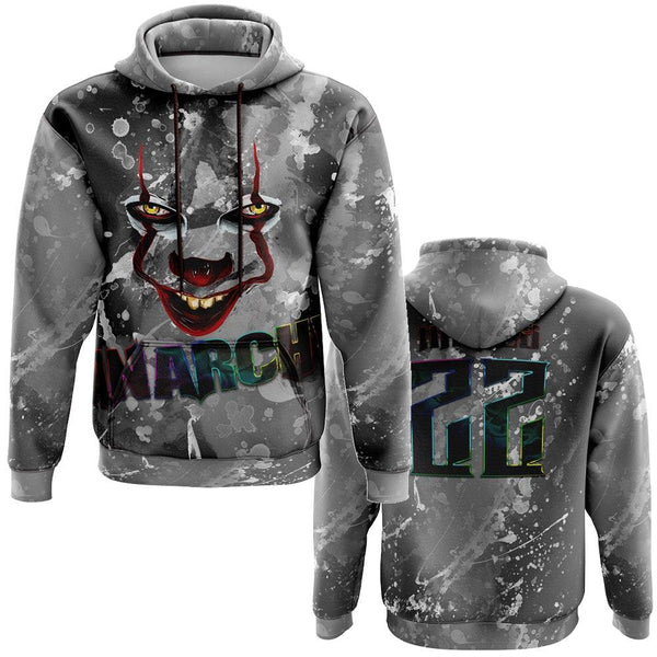 Anarchy Clown Hoodie (Customized Buy-In) - Smash It Sports