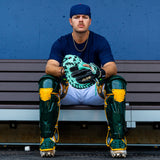 All-Star Pro Elite 34" Black/Mint Catchers Mitt/Glove