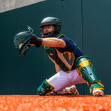 All-Star Pro Elite 34" Black/Sky Blue Catchers Mitt/Glove