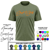 Cotton Blend T-Shirt - Script Logo - Smash It Sports