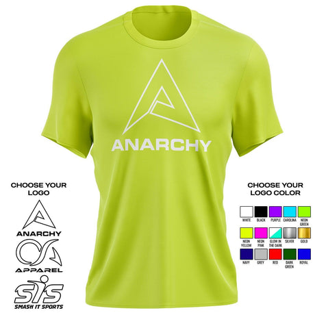 Cotton Blend T Shirt - Stencil Logo - Smash It Sports