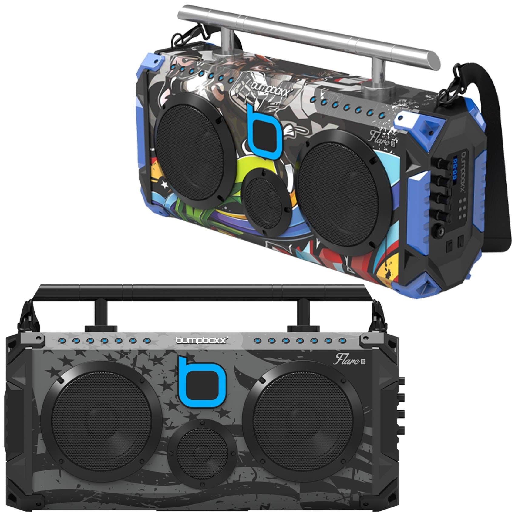 CUSTOM BUMPBOXX FLARE6 BLUETOOTH BOOMBOX - Smash It Sports