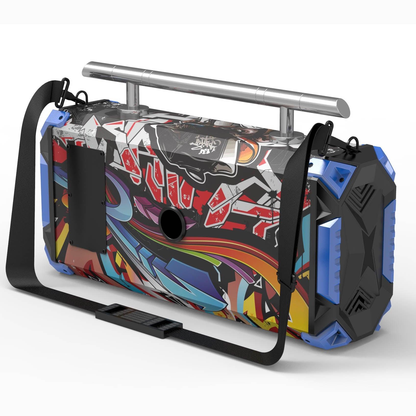 CUSTOM BUMPBOXX FLARE6 BLUETOOTH BOOMBOX - Smash It Sports