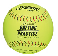Diamond Sports 12" Pitching Machine Fastpitch Softballs - 12MBP