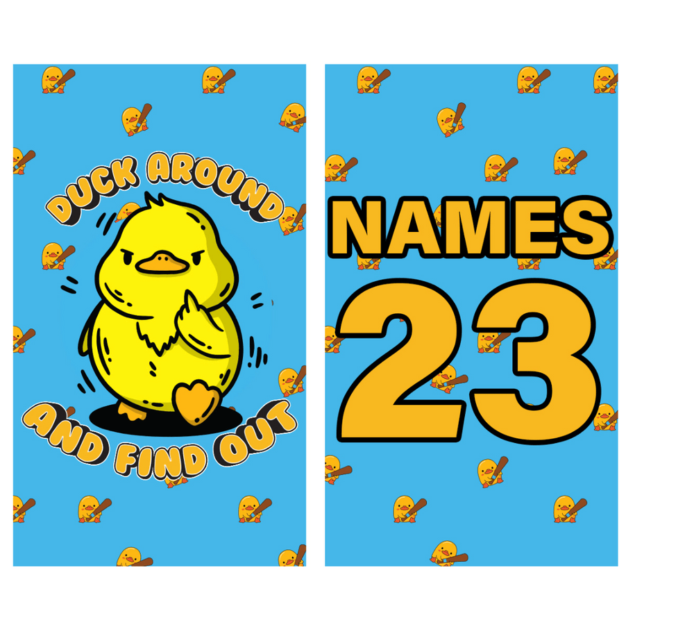 Duck Around and Find Out Bag Tag - Smash It Sports