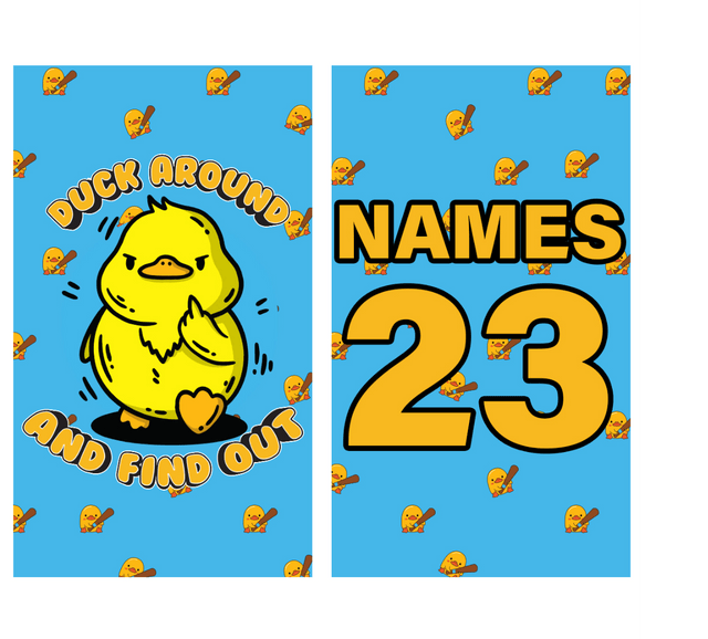 Duck Around and Find Out Bag Tag - Smash It Sports