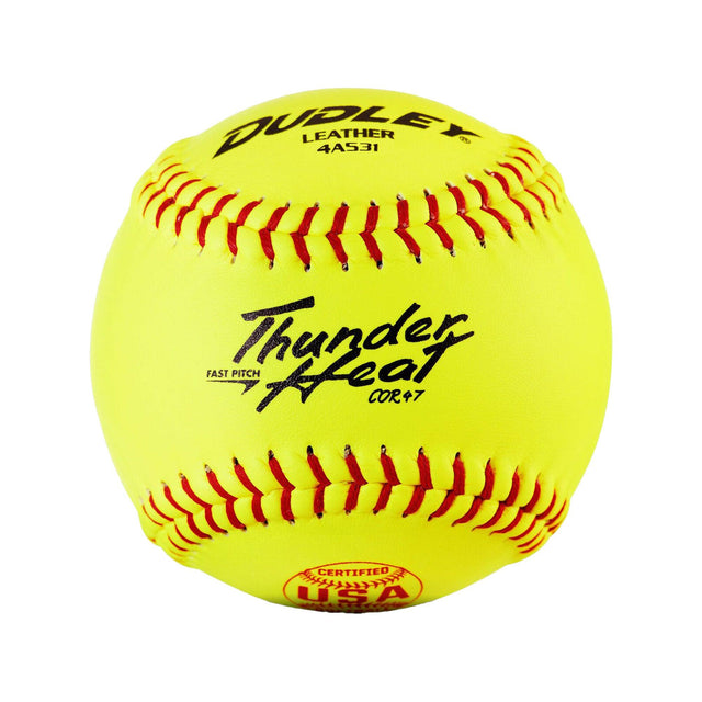 Dudley 11" NSA Thunder Heat Leather Fastpitch Softballs - 4A-531 - Smash It Sports