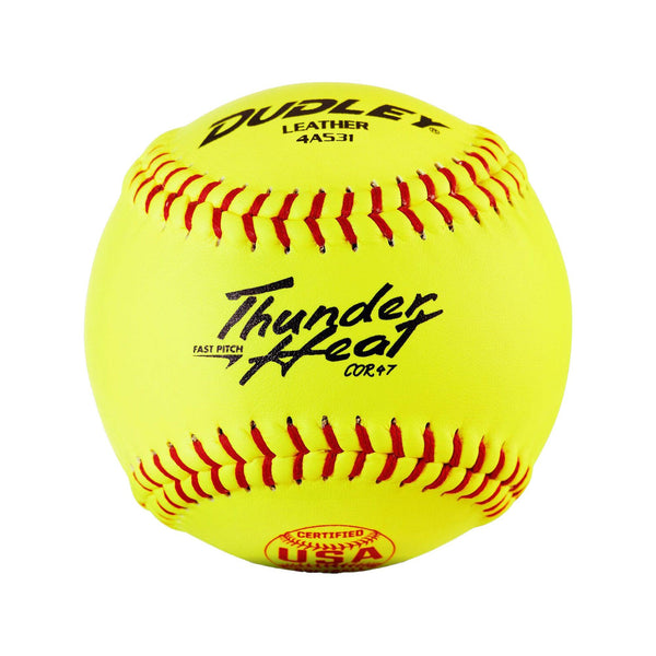 Dudley 11" NSA Thunder Heat Leather Fastpitch Softballs - 4A-531 - Smash It Sports