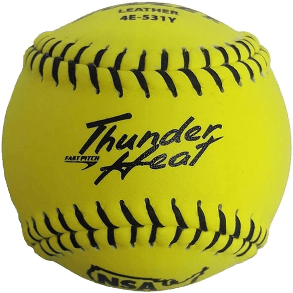 Dudley 11" NSA Thunder Heat Leather Fastpitch Softballs - 4A-531 - Smash It Sports