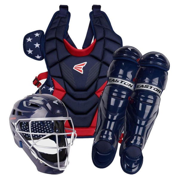 Easton Exclusive Gametime Catcher's Box Set (Adult) - Stars and Stripes - Smash It Sports