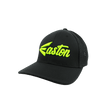 Easton Hat by Pacific (404M) All Black/Volt Script - Smash It Sports