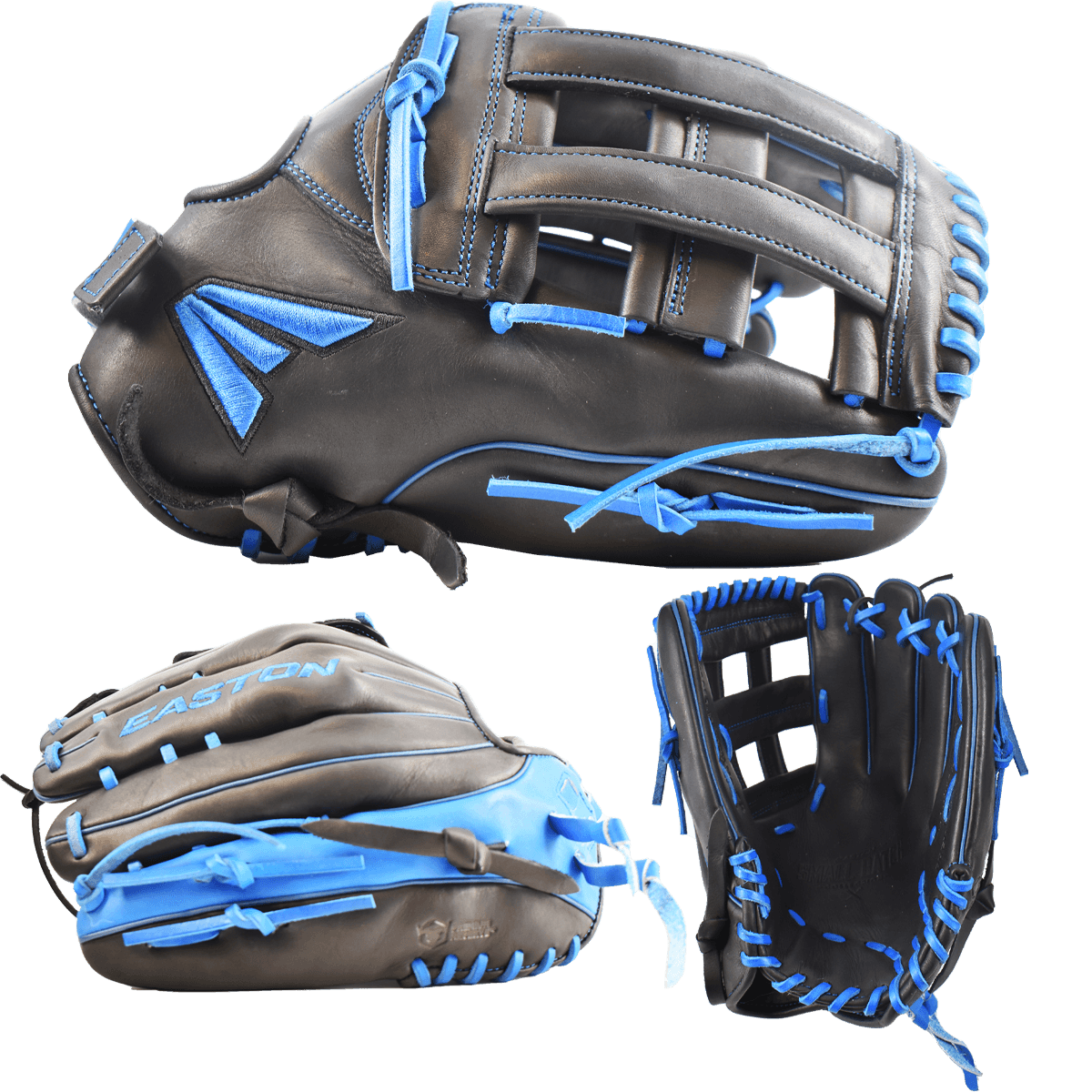 Easton Small Batch No. 58 Slowpitch Softball Glove - Black/Royal - Smash It Sports