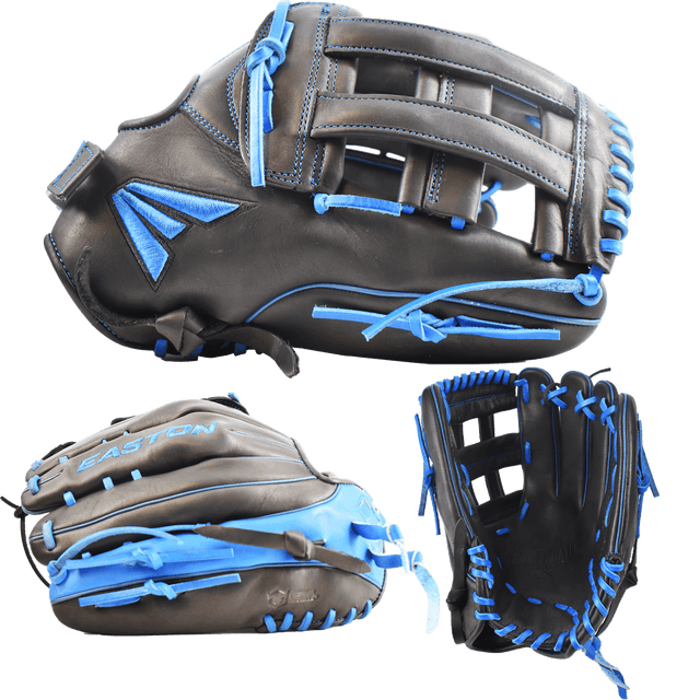 Easton Small Batch No. 58 Slowpitch Softball Glove - Black/Royal - Smash It Sports