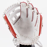 Easton Small Batch No. 62 LHT Slowpitch Glove White/Red - Smash It Sports