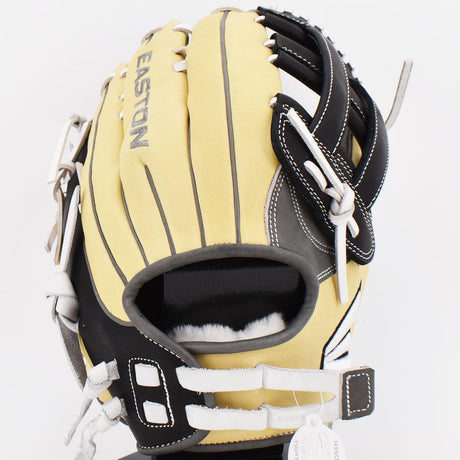 Easton Small Batch No. 64 LHT Slowpitch Glove Gray/Camel/White - Smash It Sports