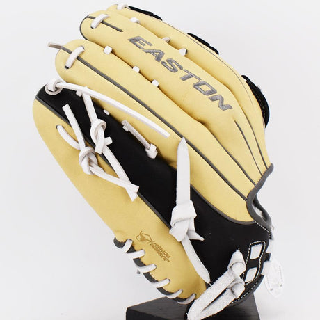 Easton Small Batch No. 64 LHT Slowpitch Glove Gray/Camel/White - Smash It Sports
