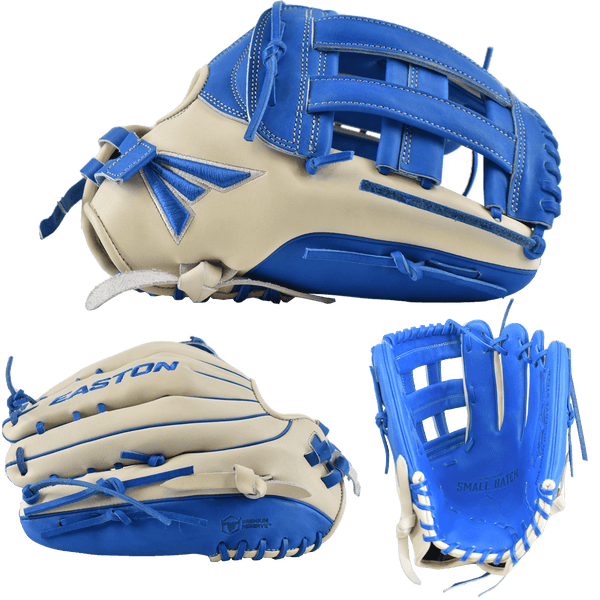 Easton Small Batch No. 69 Slowpitch Softball Glove - Grey/Royal - Smash It Sports