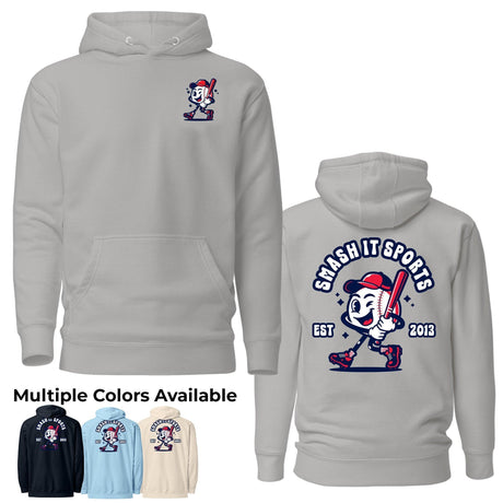 Element Fleece Hoodie - Smashie (Navy/Red) - Smash It Sports
