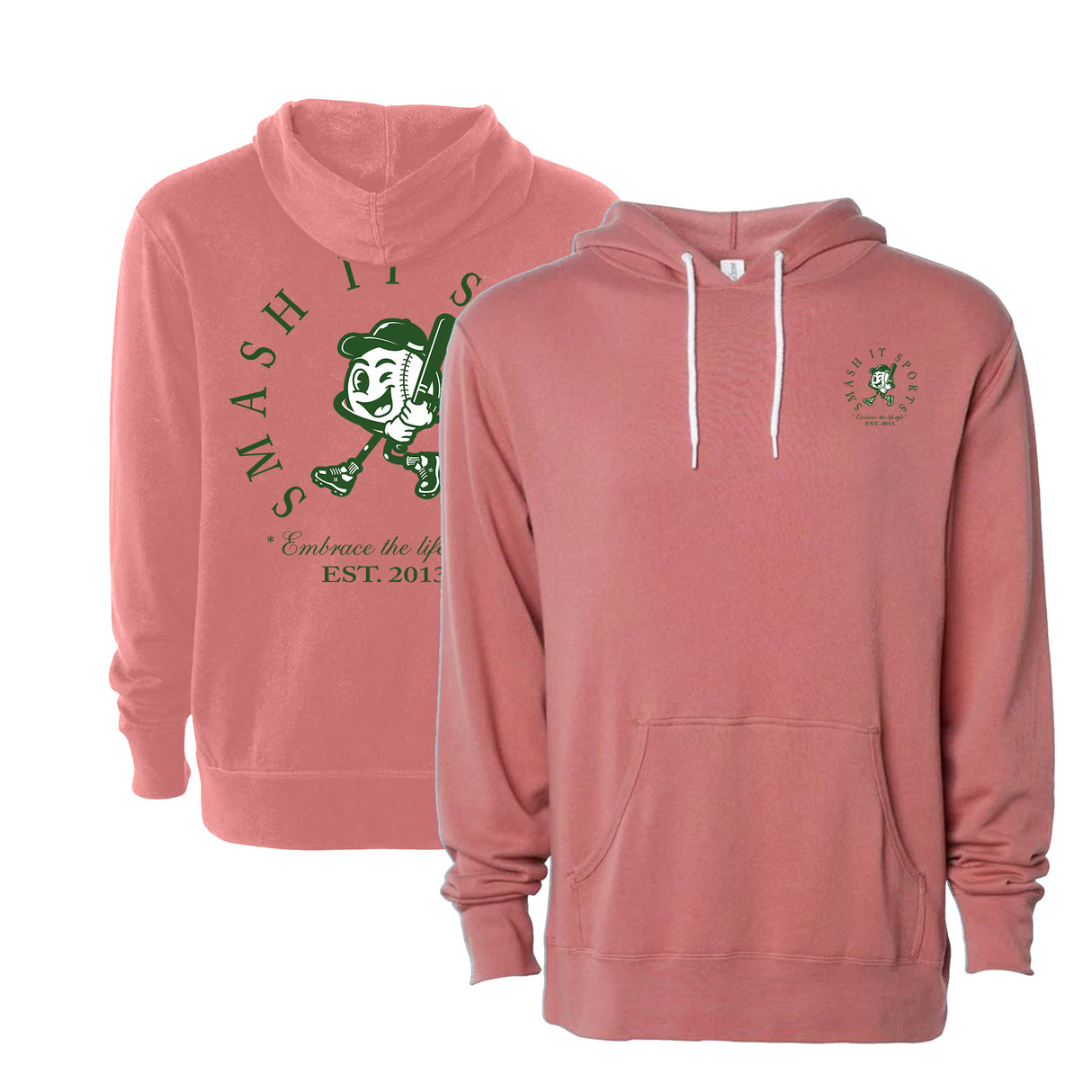 Smash It Sports Element Air Lightweight Hoodie - Embrace The Lifestyle (Multiple Colors)