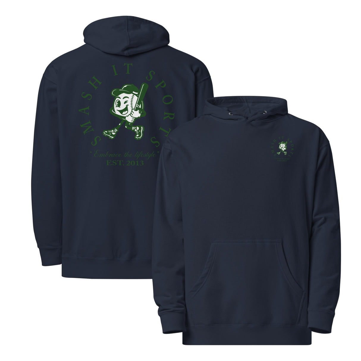 Smash It Sports Element Air Lightweight Hoodie - Embrace The Lifestyle (Multiple Colors)