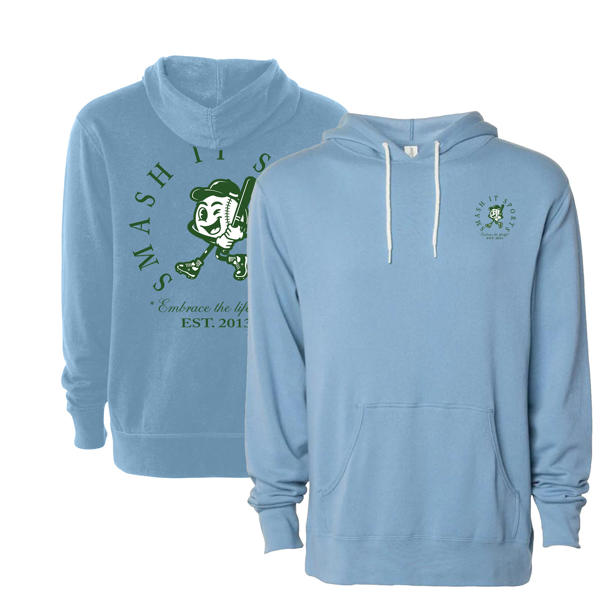 Smash It Sports Element Air Lightweight Hoodie - Embrace The Lifestyle (Multiple Colors)
