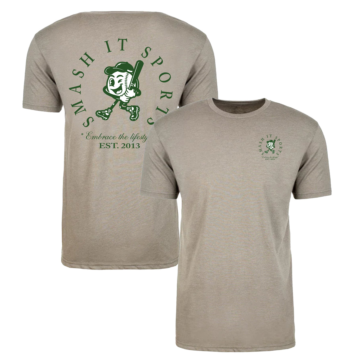 Smash It Sports Classic T-Shirt - Embrace The Lifestyle (Multiple Colors)