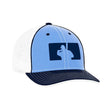 Fat Guy BP Fitted Hat - 404M (Carolina/Navy/White) - Smash It Sports