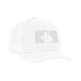 Fat Guy BP Fitted Hat - 404M (White/Gray) - Smash It Sports