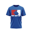 Fat Guy BP - Poly-Cotton Short Sleeve Shirt - Royal - Smash It Sports