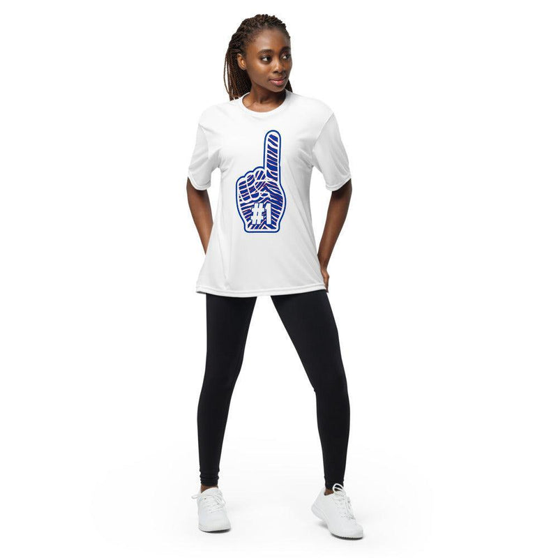 Football Team - Foam Finger - Performance Crew Neck T-Shirt - Smash It Sports
