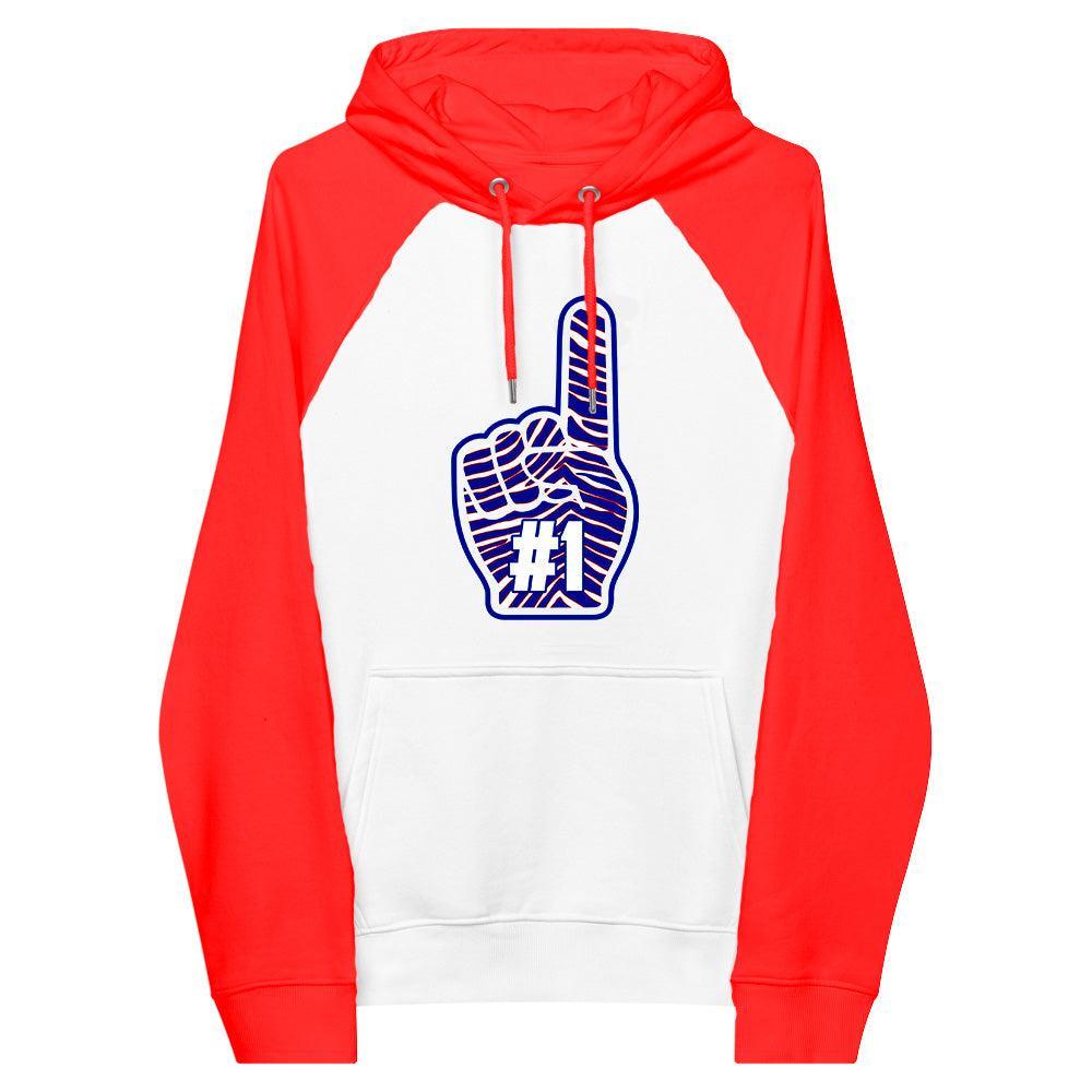 Football Team - Foam Finger - Performance Defender Hoodie - Red - Smash It Sports