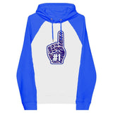 Football Team - Foam Finger - Performance Defender Hoodie - Royal - Smash It Sports
