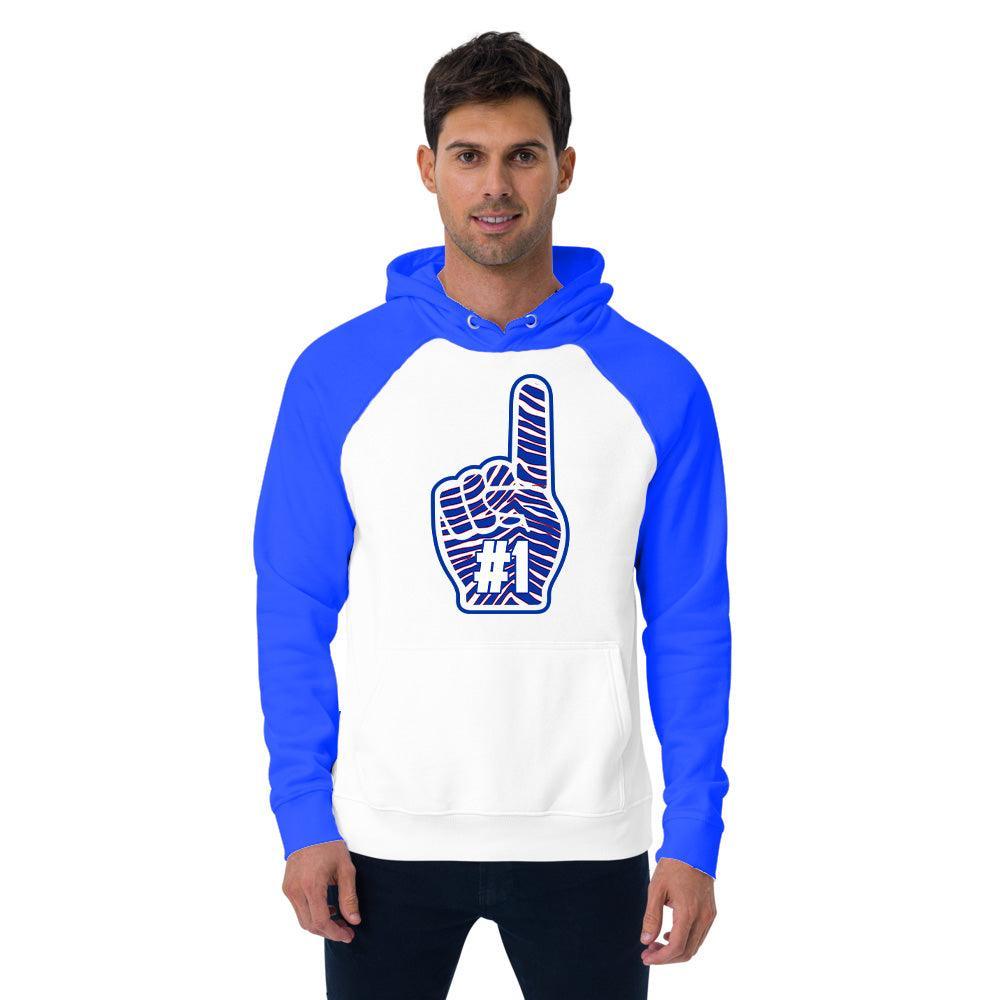 Football Team - Foam Finger - Performance Defender Hoodie - Royal - Smash It Sports